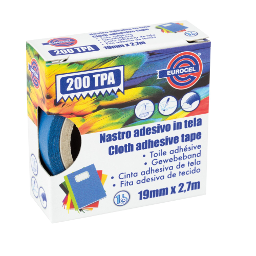 NASTRO TELA TPA200 BLU 19X2.7